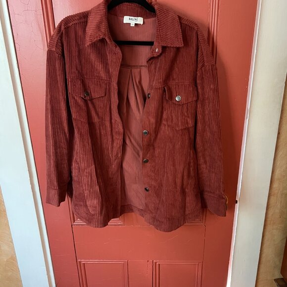 Balzac Paris  Citrouille Corduroy Shirt Jacket Size 38 - Picture 2 of 5
